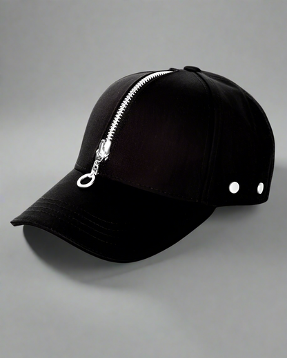 Chapeau Urbain Tendance avec Fermeture Éclair - casquette stylée - Chapeau Urbain avec Fermeture Éclair pour un Style Unique