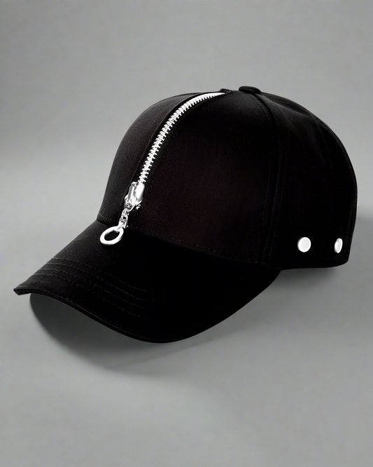 Chapeau Urbain Tendance avec Fermeture Éclair - casquette stylée - Chapeau Urbain avec Fermeture Éclair pour un Style Unique