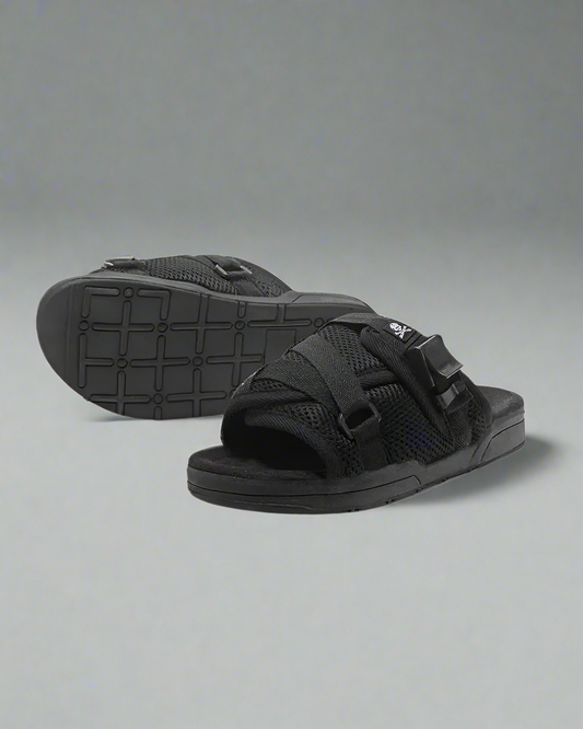Chaussons Lounge Techwear Tranquilles - chaussons - Chaussons Techwear Lounge en Tissu Maille Confortable