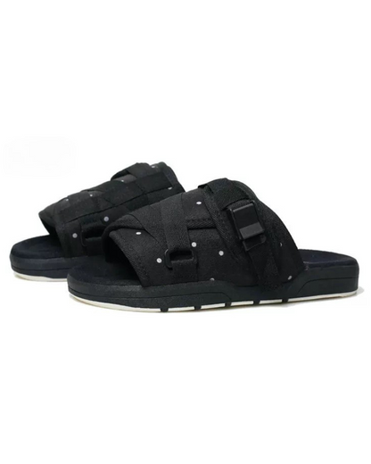 Chaussons Lounge Techwear Tranquilles - chaussons - Chaussons Techwear Lounge en Tissu Maille Confortable