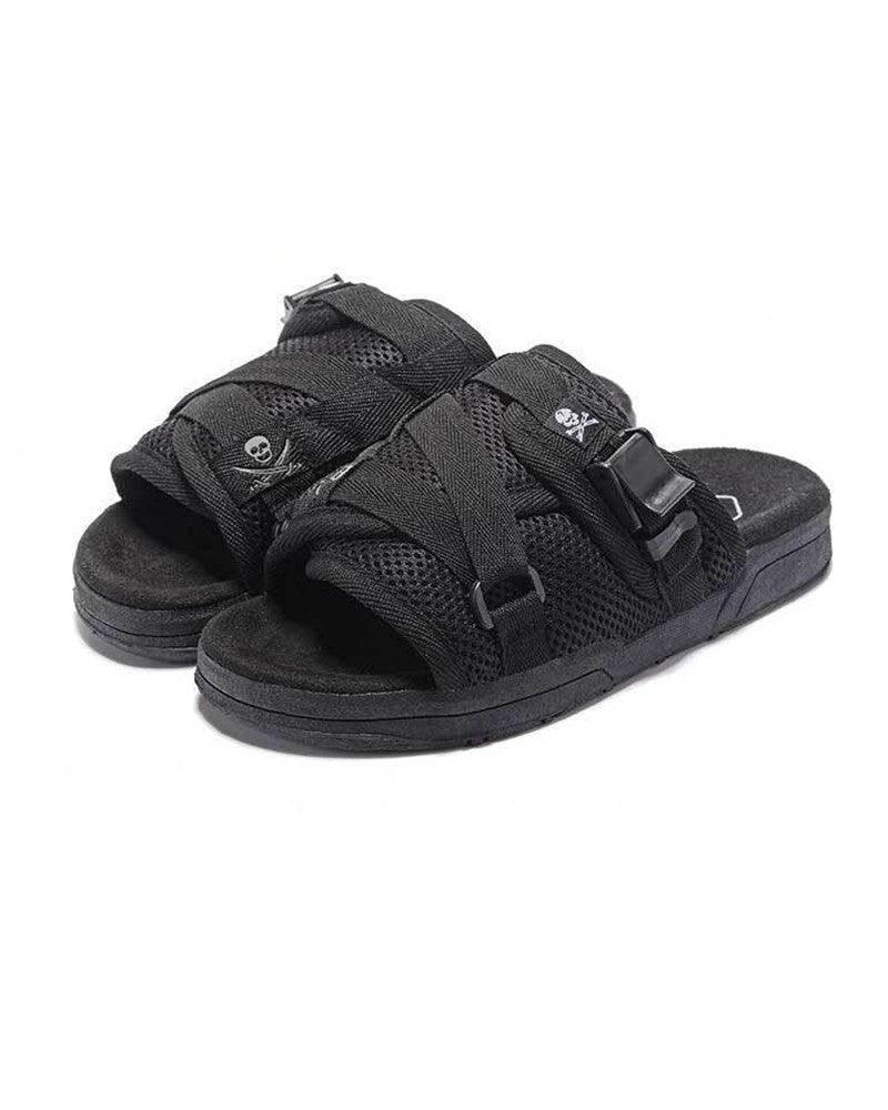 Chaussons Lounge Techwear Tranquilles -  confort ultime - Chaussons Techwear Lounge en Tissu Maille Confortable