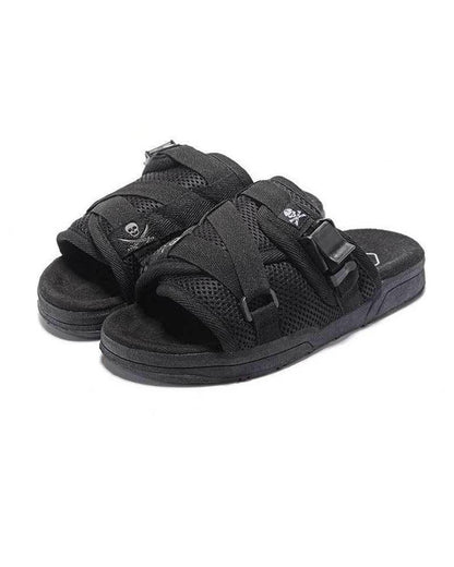 Chaussons Lounge Techwear Tranquilles -  confort ultime - Chaussons Techwear Lounge en Tissu Maille Confortable