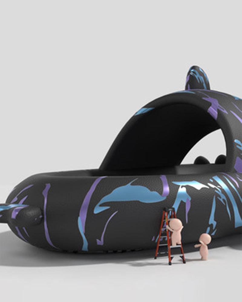 Chaussures Futuristes Inspirées par les Requins -  chaussures en eva - Chaussons Confortables Inspirés par les Requins