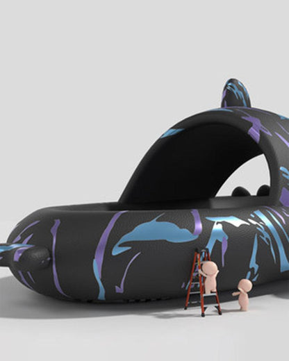 Chaussures Futuristes Inspirées par les Requins -  chaussures en eva - Chaussons Confortables Inspirés par les Requins