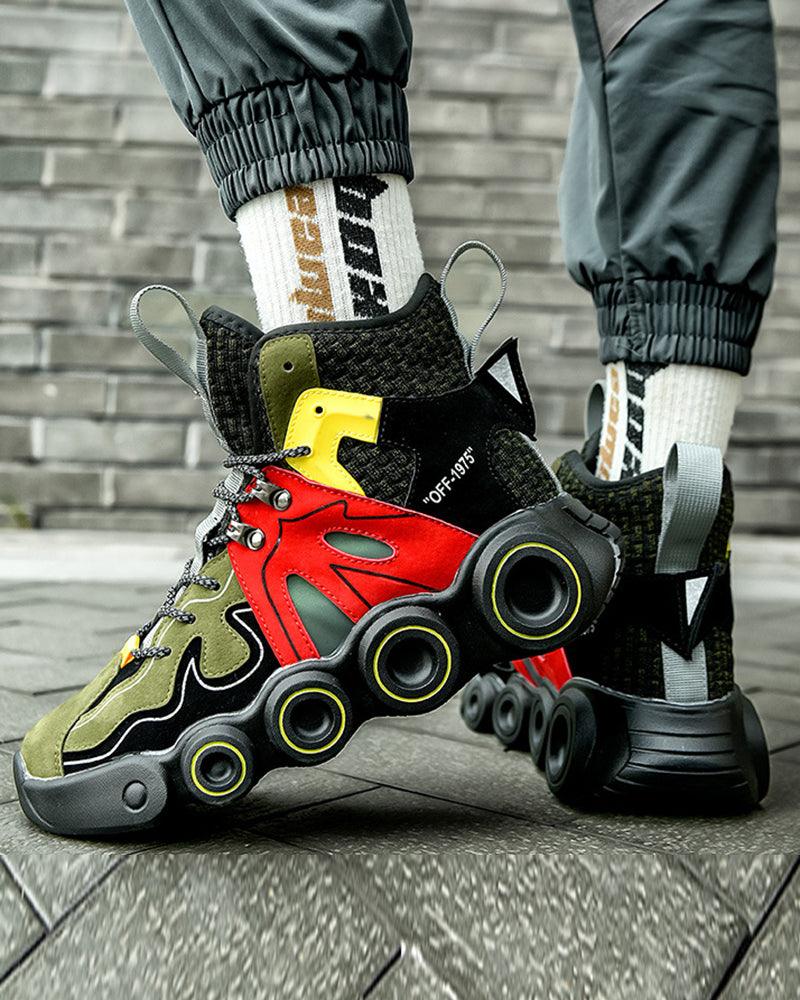 Chaussures Réfléchissantes de Nouvelle Génération -  vert - Chaussures Réfléchissantes Techwear Confortables et Durables