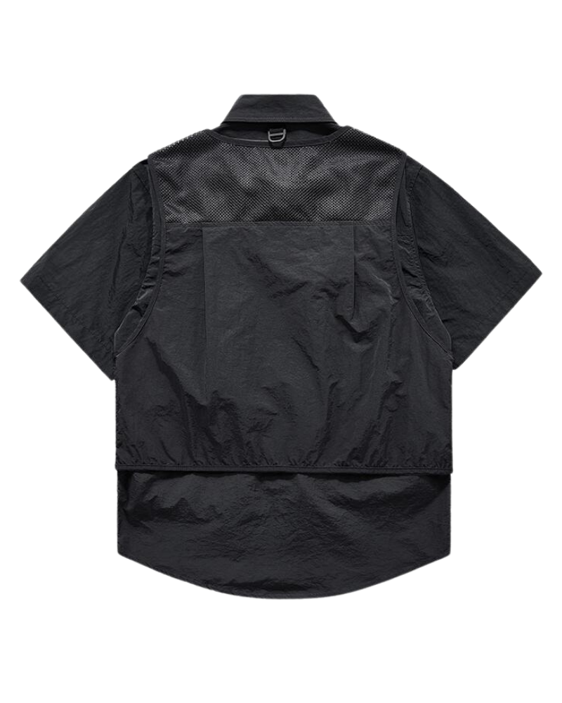 Chemise Chic à Couches -  gris - Chemise Chic à Couches : Élégance et Modernité