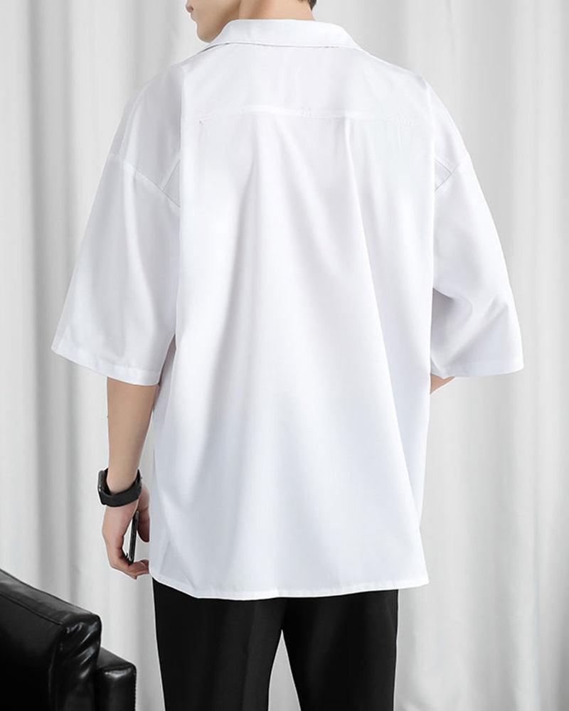 Chemise Confort d'Été Aéré -  soie glacée - Chemise d'Été Aérée : Confort et Légèreté