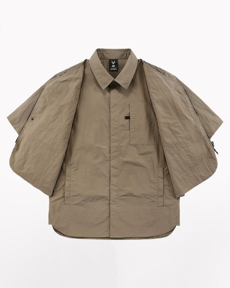 Chemise de Performance à Manches Courtes Adaptative -  look superposé - Chemise Adaptative à Manches Courtes pour un Style Élégant