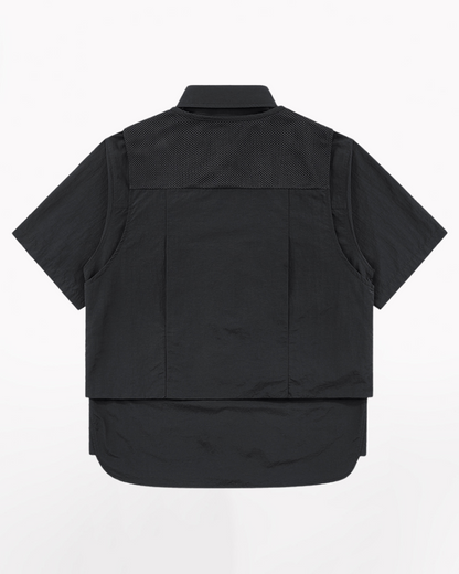 Chemise de Performance à Manches Courtes Adaptative -  manches courtes - Chemise Adaptative à Manches Courtes pour un Style Élégant