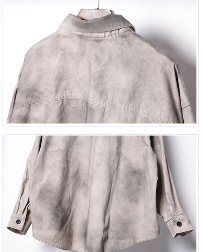 Chemise Haut Cargo Tie-Dye Coloré -  veste durable - Chemise Haut Cargo Tie-Dye Coloré pour un Style Unique