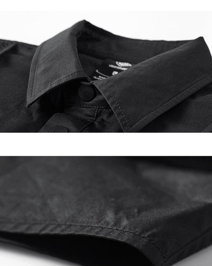 Chemise Haut Superposé Noir Chic -  design innovant - Chemise Haut Superposé Noir Chic pour un Style Unique