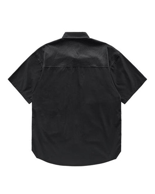 Chemise Haut Superposé Noir Chic - vêtements urbains - Chemise Haut Superposé Noir Chic pour un Style Unique