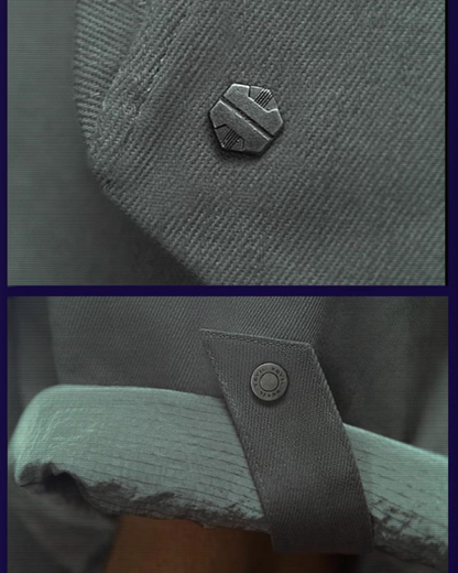 Chemise à Manches Courtes Tactique de Nouvelle Génération -  style futuriste - Chemise Tactique à Manches Courtes au Style Japonais