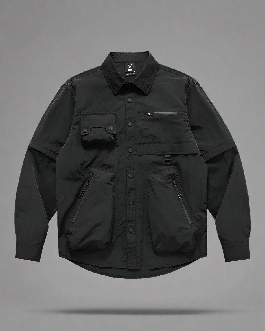 Chemise à Manches Détachables Polyvalente - chemise - Chemise à Manches Détachables pour un Style Polyvalent