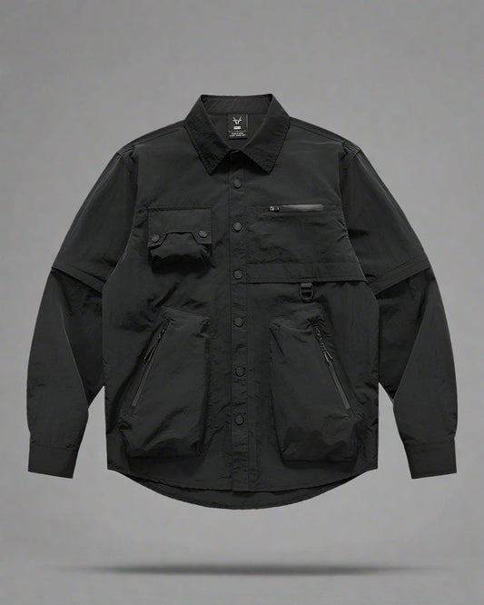 Chemise à Manches Détachables Polyvalente - chemise - Chemise à Manches Détachables pour un Style Polyvalent