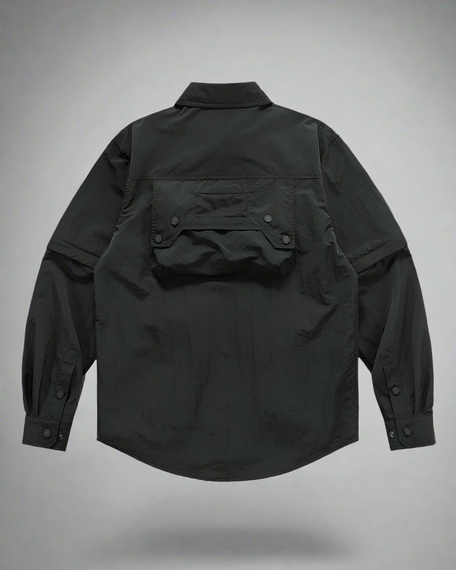Chemise à Manches Détachables Polyvalente - style polyvalent - Chemise à Manches Détachables pour un Style Polyvalent