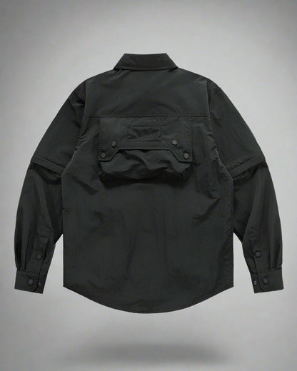 Chemise à Manches Détachables Polyvalente - style polyvalent - Chemise à Manches Détachables pour un Style Polyvalent