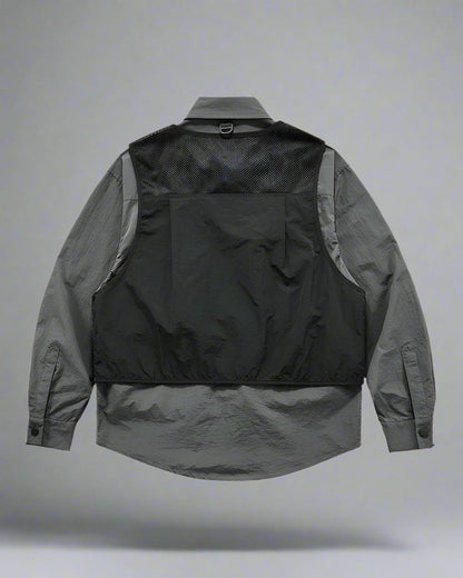 Chemise à Poches Fonctionnelle en Couches -  chemise durable - Chemise à Poches Fonctionnelle pour Style Techwear