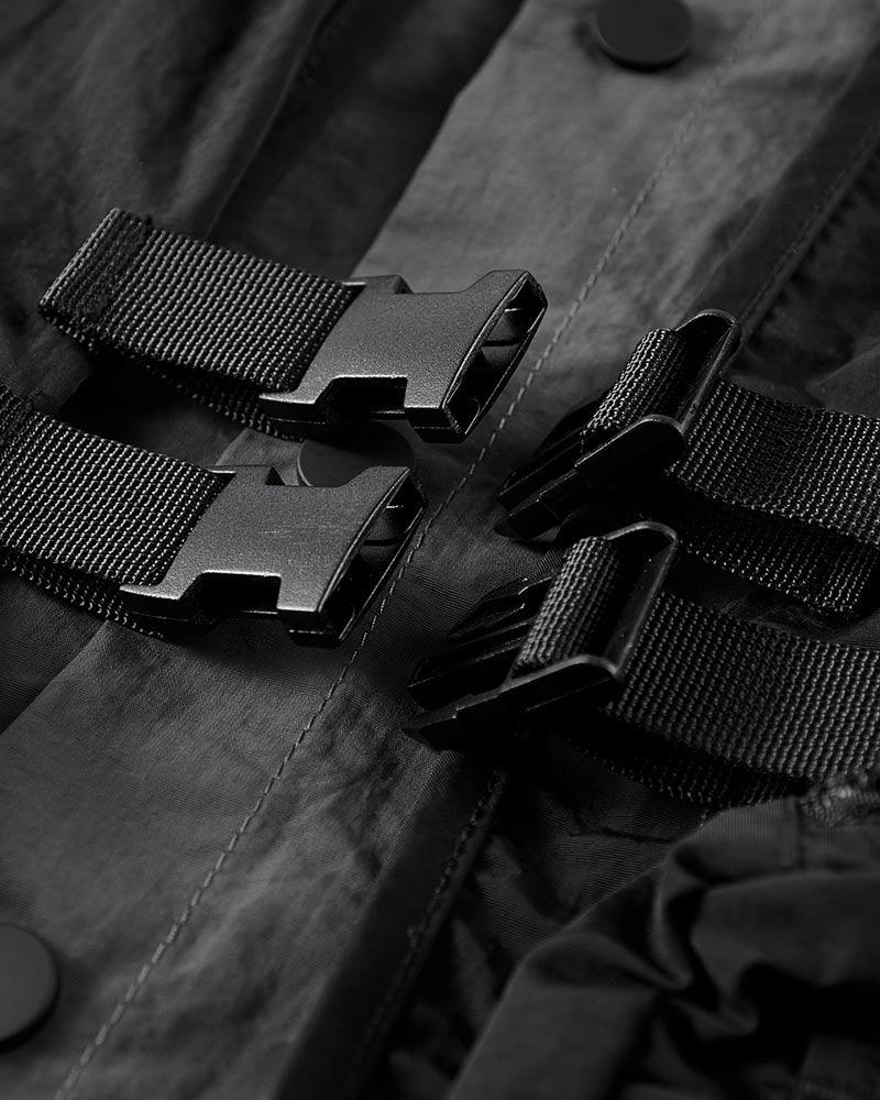 Chemise à Poches Fonctionnelle en Couches -  poche fonctionnelle - Chemise à Poches Fonctionnelle pour Style Techwear