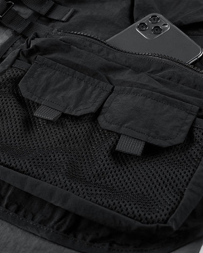 Chemise à Poches Fonctionnelle en Couches -  style moderne - Chemise à Poches Fonctionnelle pour Style Techwear