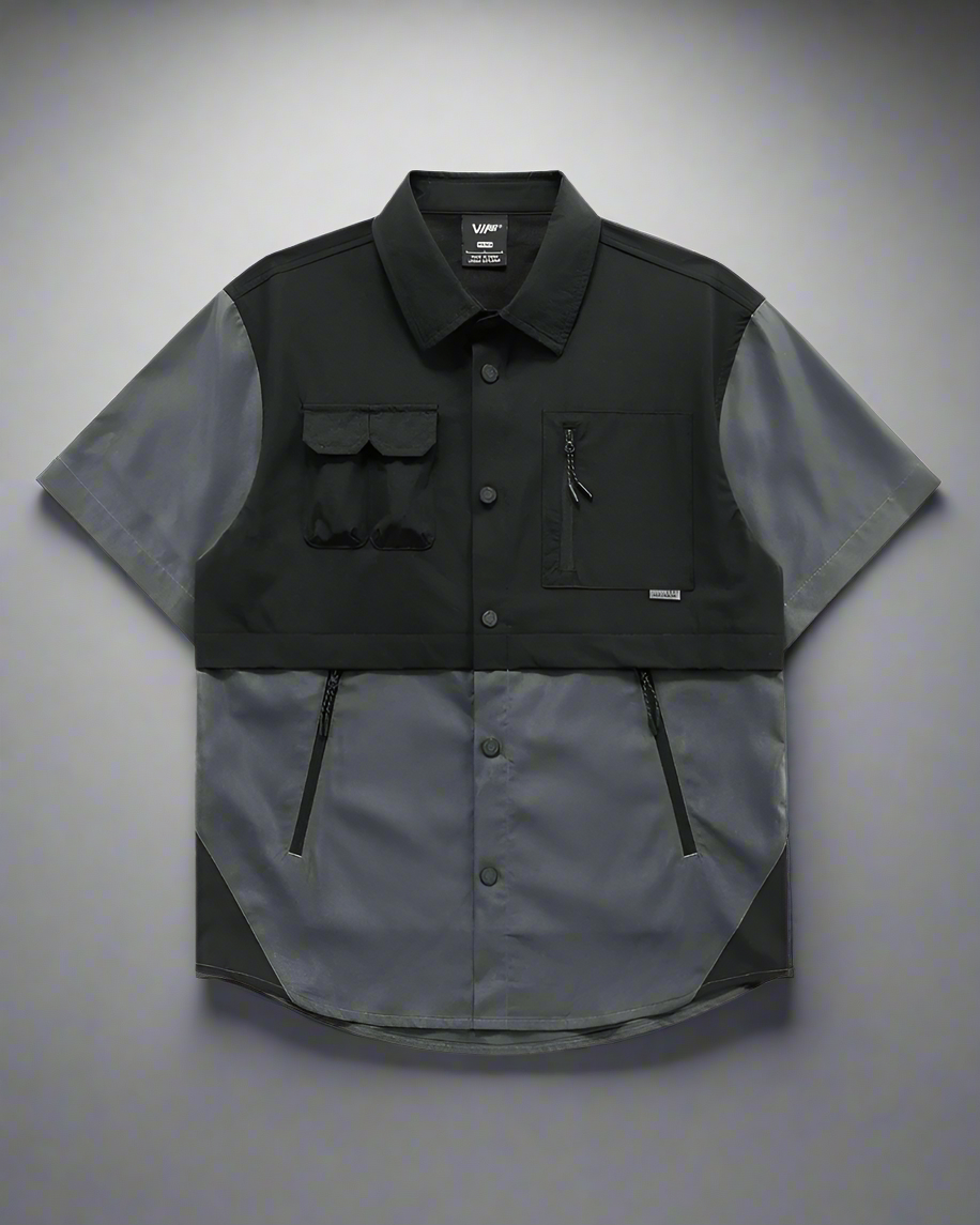 Chemise Utilitaire en Coloris Vifs - chemise - Chemise Utilitaire Coloris Vifs pour un Style Unique