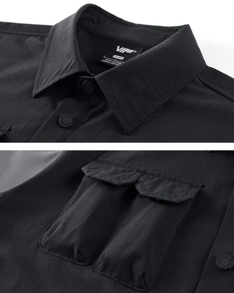 Chemise Utilitaire en Coloris Vifs -  durabilité polyester - Chemise Utilitaire Coloris Vifs pour un Style Unique