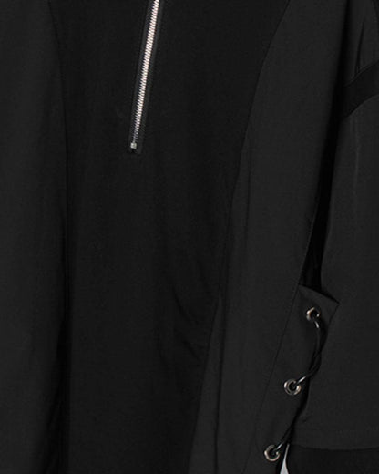 Chemise Zip-Tech Polyvalent - polo techwear futuriste - Chemise Zip-Tech Polyvalente pour l'exploration urbaine
