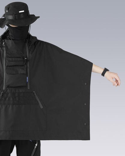 Cloak Ninja Imperméable Rebel -  techwear noir - Veste Techwear Imperméable Cloak Ninja pour tous les temps