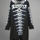 Manteau Long Sombre Avant-Garde