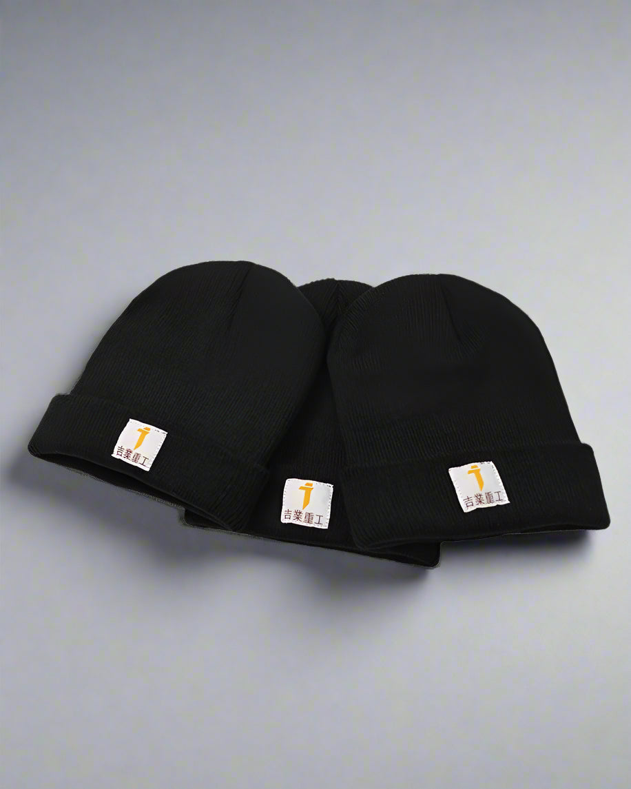 Cocooner avec ce Bonnet -  bonnet tendance - Bonnet en polyester noir confortable et durable