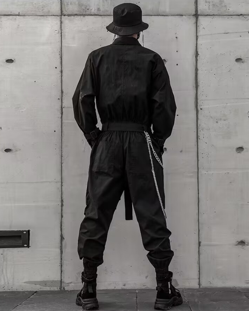 Combinaison Techwear d'Explorateur - vêtements urbains - Combinaison Techwear d'Explorateur pour Aventures Urbaines