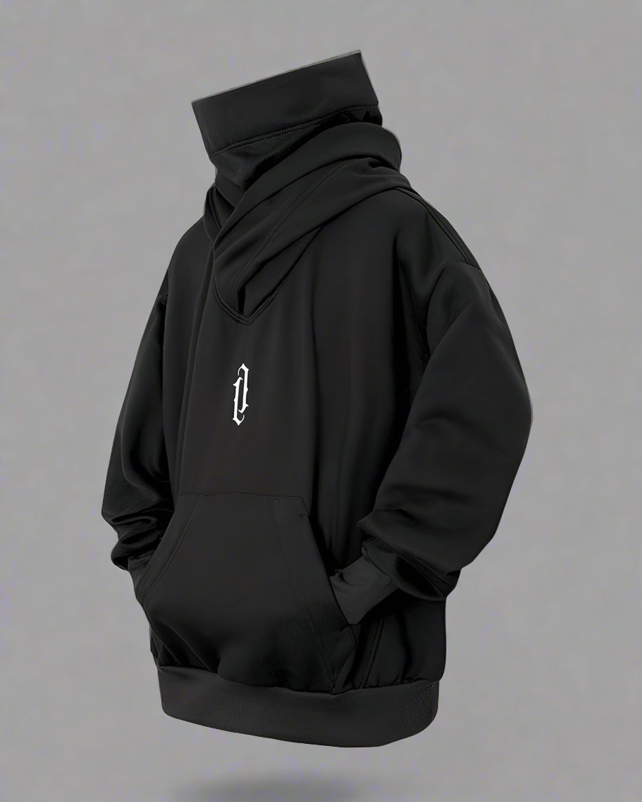 Combo Écharpe à Capuche Chic - hoodie techwear urbain - Écharpe à Capuche Chic pour un Style Urbain Unique