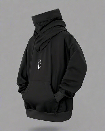 Combo Écharpe à Capuche Chic - hoodie techwear urbain - Écharpe à Capuche Chic pour un Style Urbain Unique
