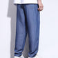 Pantalons de Lounge en Denim Mélangé Soie