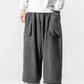 Pantalons Cargo en Velours Côtelé Chic