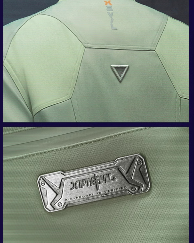 Costume à manches courtes infusé de technologie - costume futuriste - Costume à manches courtes futuriste pour un look audacieux