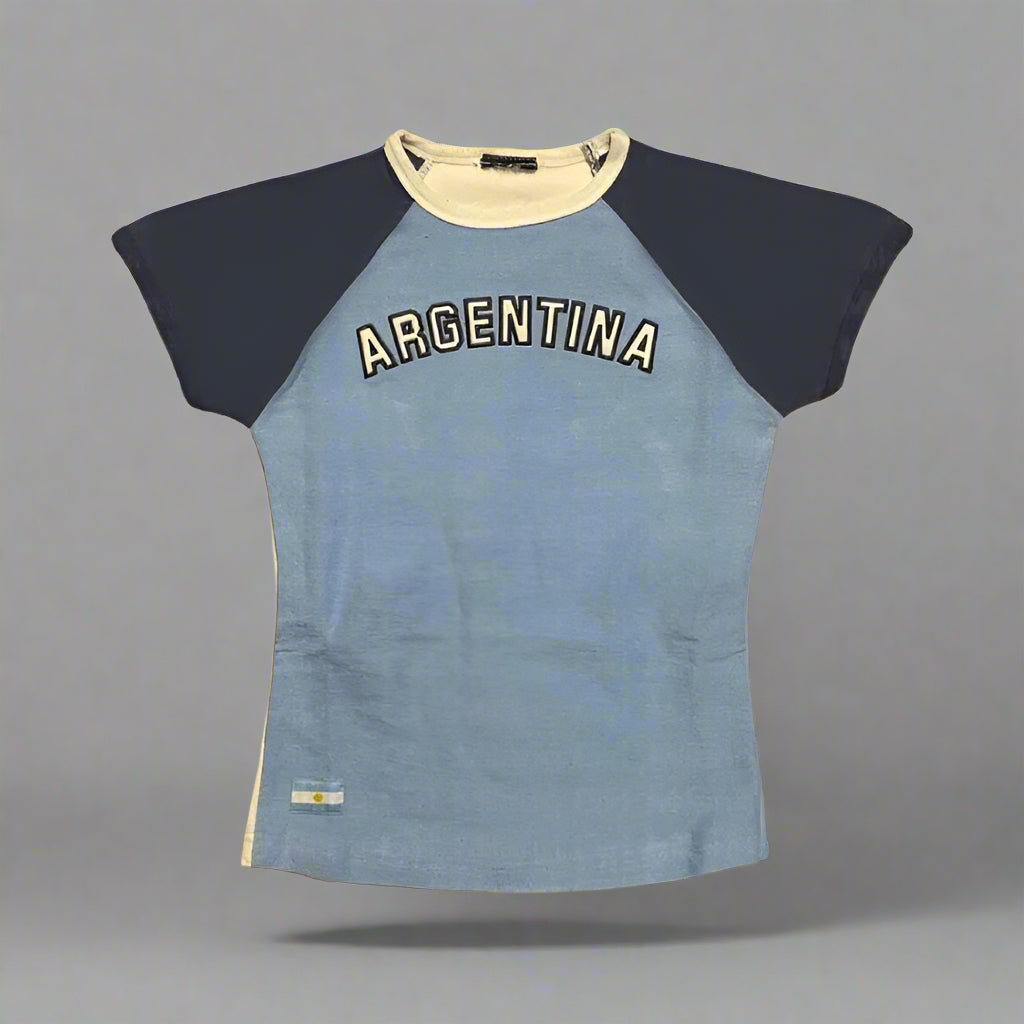 Crop top Argentine - crop top - Crop Top Argentine tendance Y2K pour un style unique