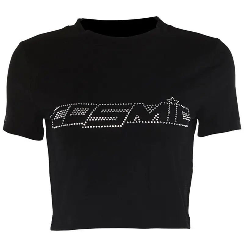 Crop Top Cosmique -  mode - Crop Top Cosmique pour un Style Élégant et Décontracté