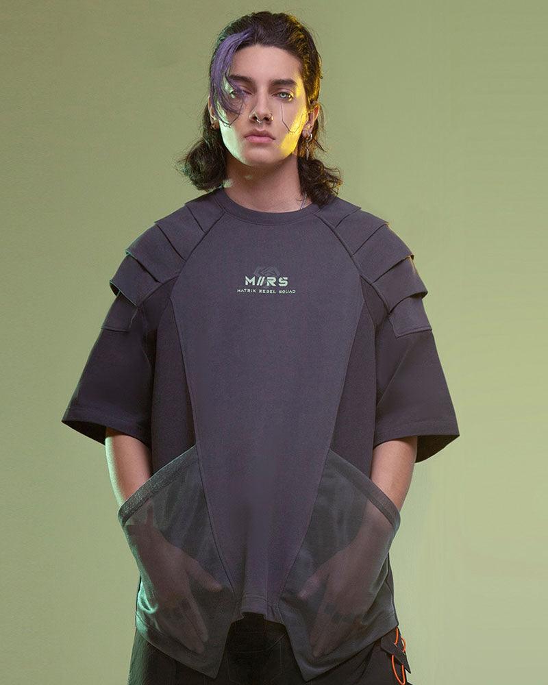 T-Shirt Graphique Mech Futuriste