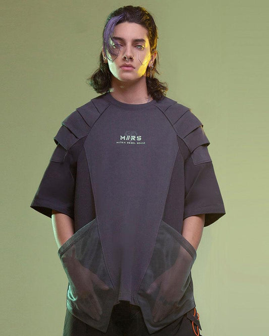 T-Shirt Graphique Mech Futuriste