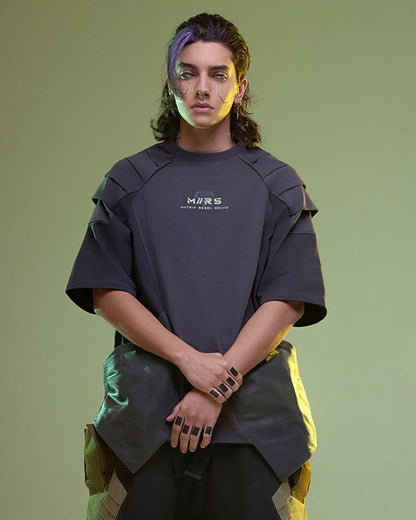 T-Shirt Graphique Mech Futuriste