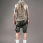 Shorts de style cyberpunk futuriste