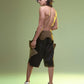 Shorts Cargo en Denim Lavé Futuristes