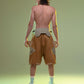 Shorts Cargo en Denim Lavé Futuristes
