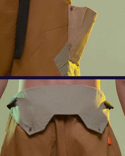 Shorts Cargo en Denim Lavé Futuristes