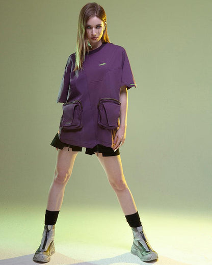 T-shirt de Poche Cyberpunk Révolutionnaire