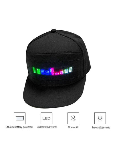 Casquette Néon Cyberpunk Personnalisée