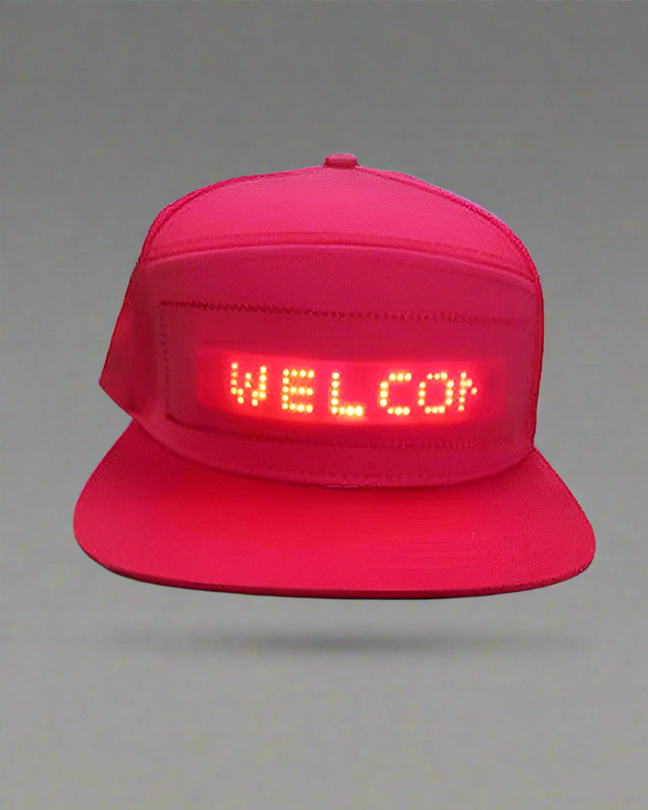 Casquette Néon Cyberpunk Personnalisée