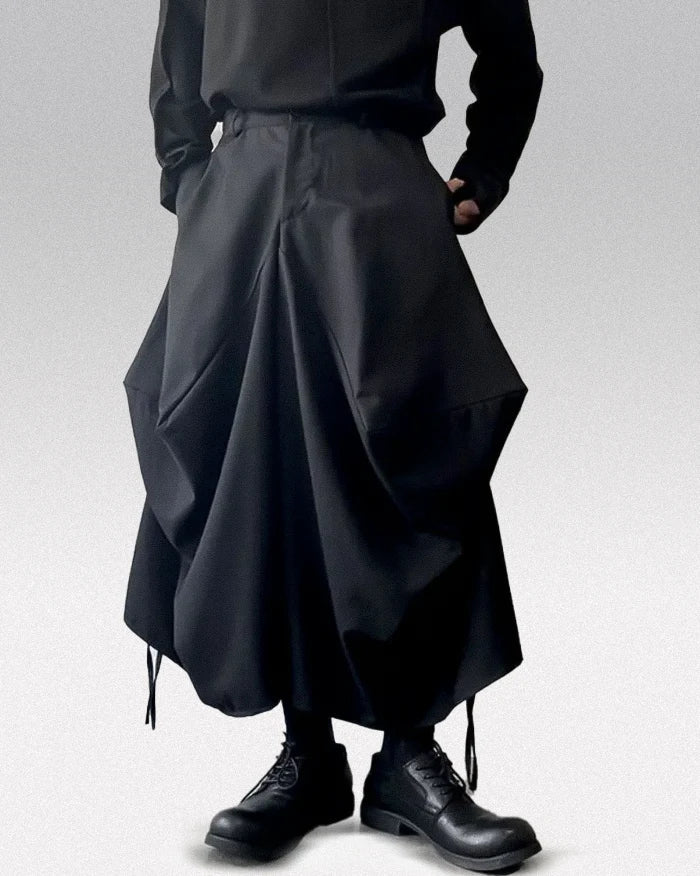 Design Hakama Contemporain Chic - mode japonaise moderne - Pantalons Hakama Chic pour un Style Élégant