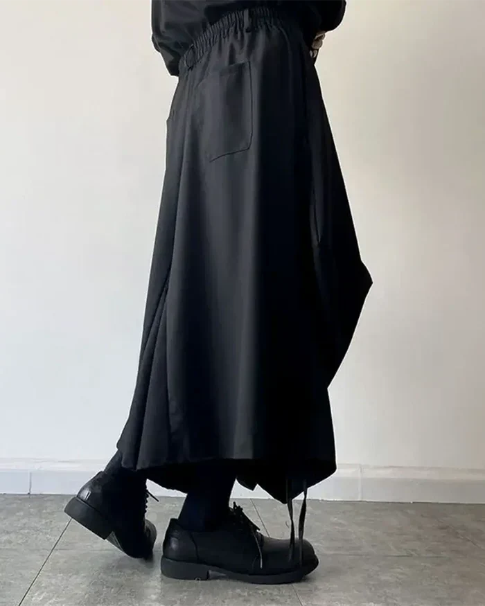 Design Hakama Contemporain Chic -  mode élégante - Pantalons Hakama Chic pour un Style Élégant